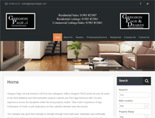 Tablet Screenshot of gregsonpage.co.uk